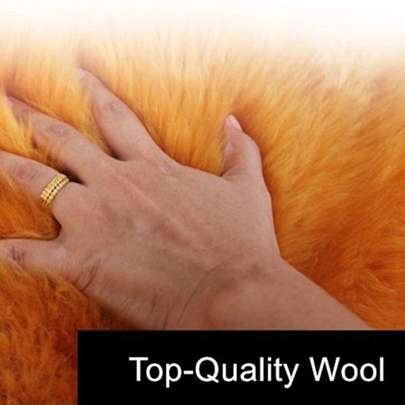 SPANICE 3 Pcs Car Steering Wheel Cover & Handbrake Cover & Gear Shift Cover Set Faux Wool Warm Winter (Rose Red) - Image 5